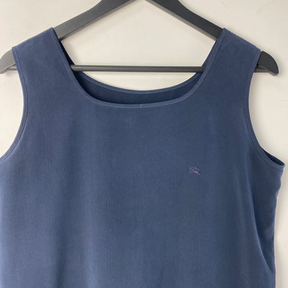 Blusa Burberry Azul Marino 40 M