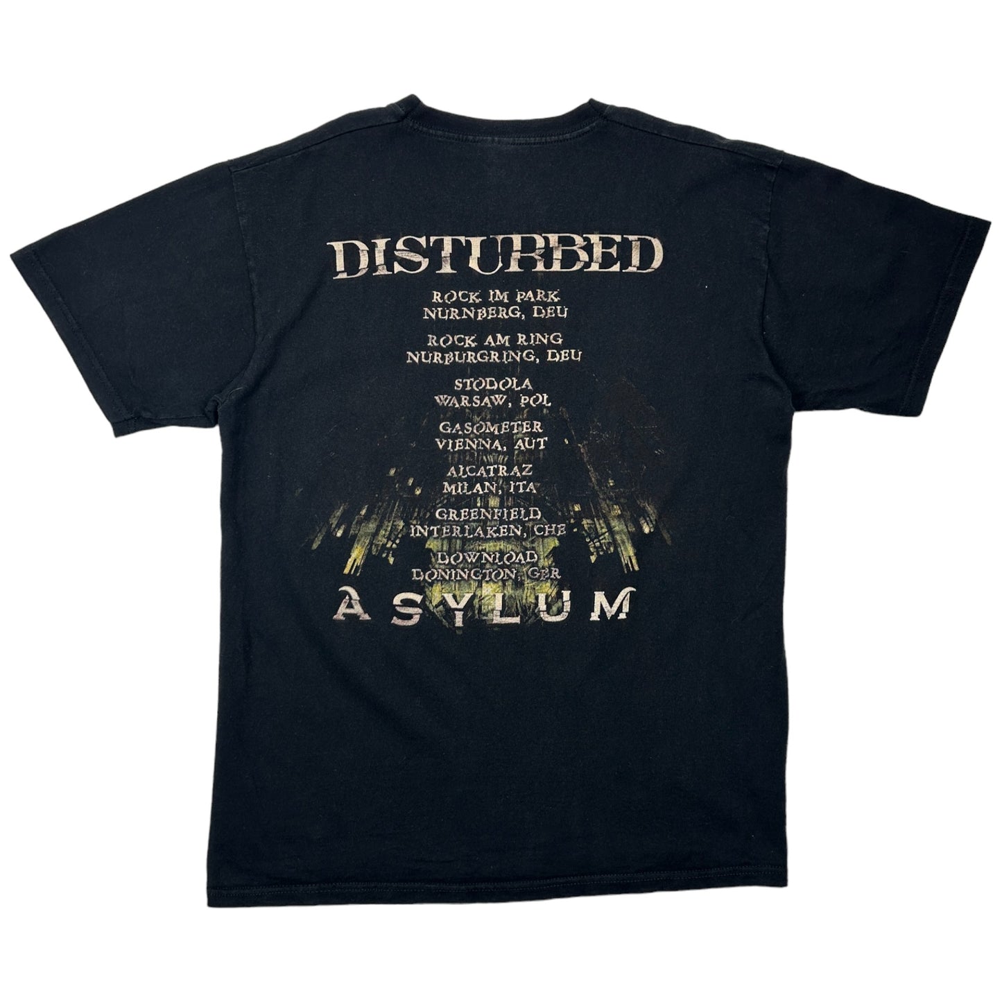 Camiseta print Vintage Disturbed a sylum (L)