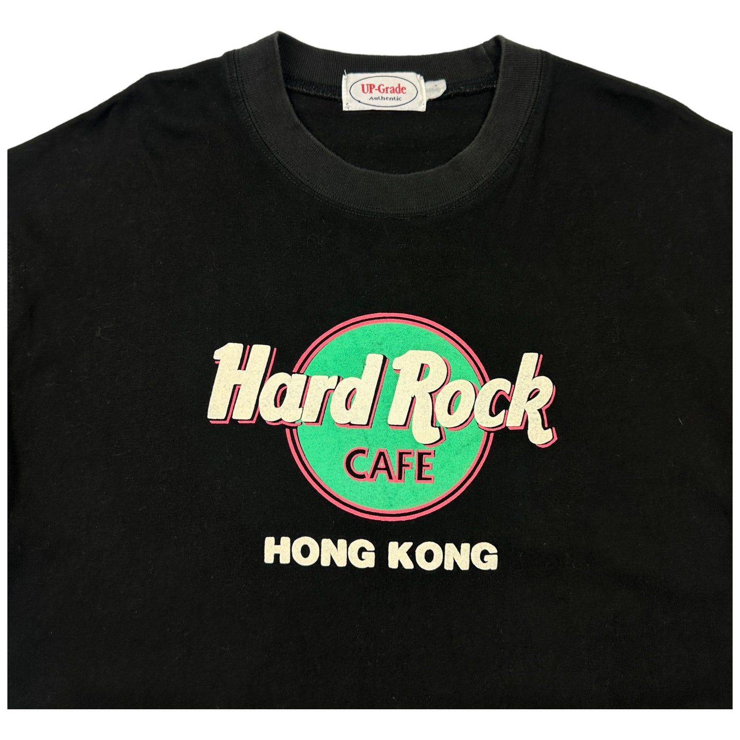 Camiseta print vintage Hard Rock Hong Kong (L)