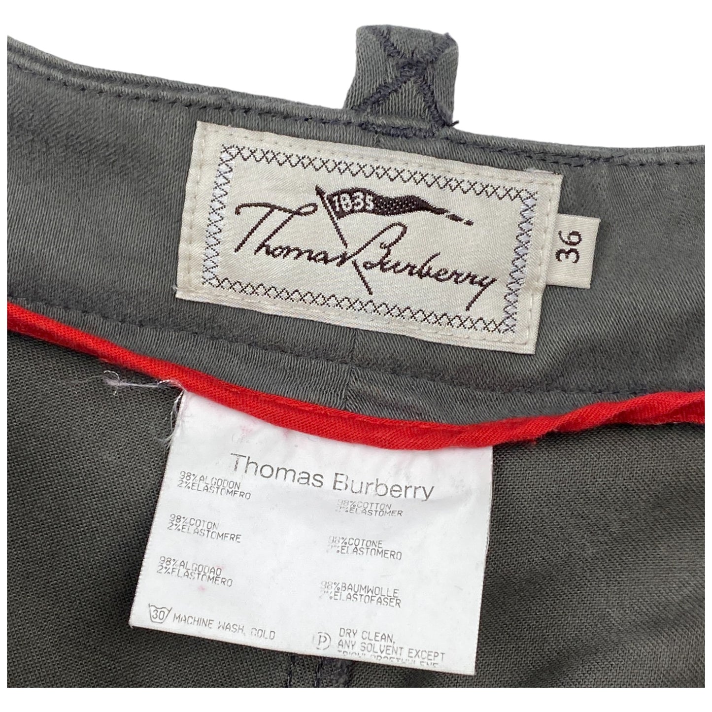 Pantalon Thomas Burberry cargo (36-S) Mujer