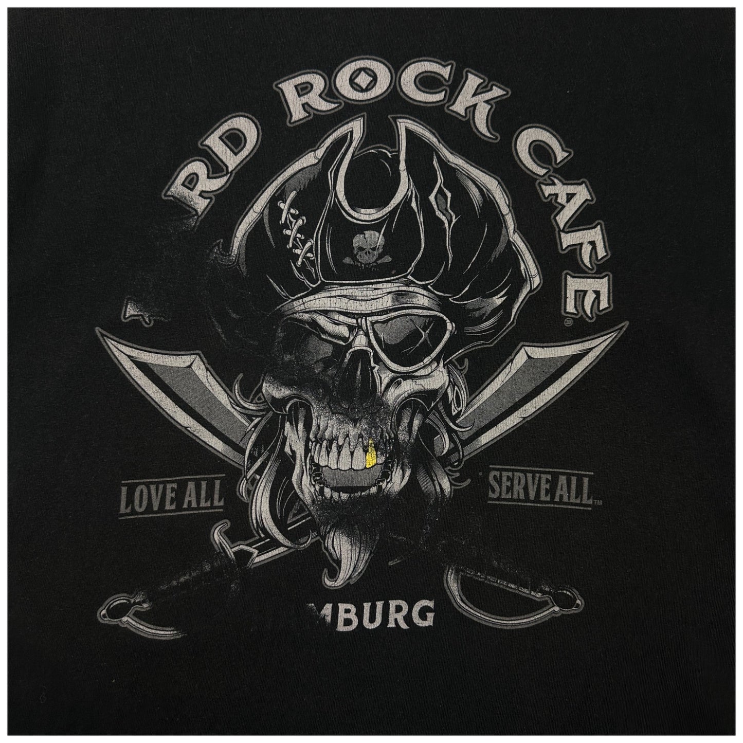 Camiseta print vintage Hard Rock (M)