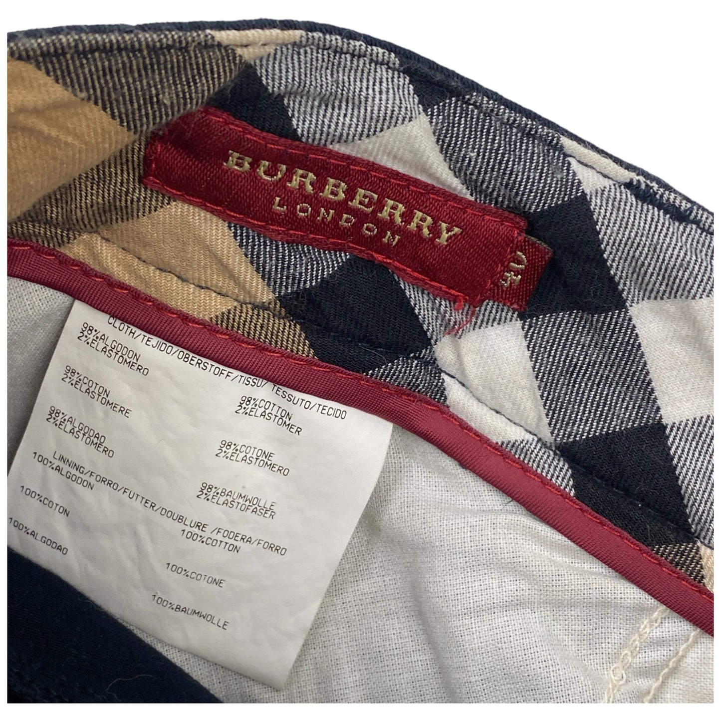 Pantalon Thomas Burberry (40-M) Mujer