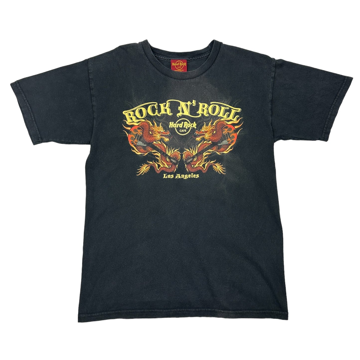 Camiseta vintage print Hard Rock (S)