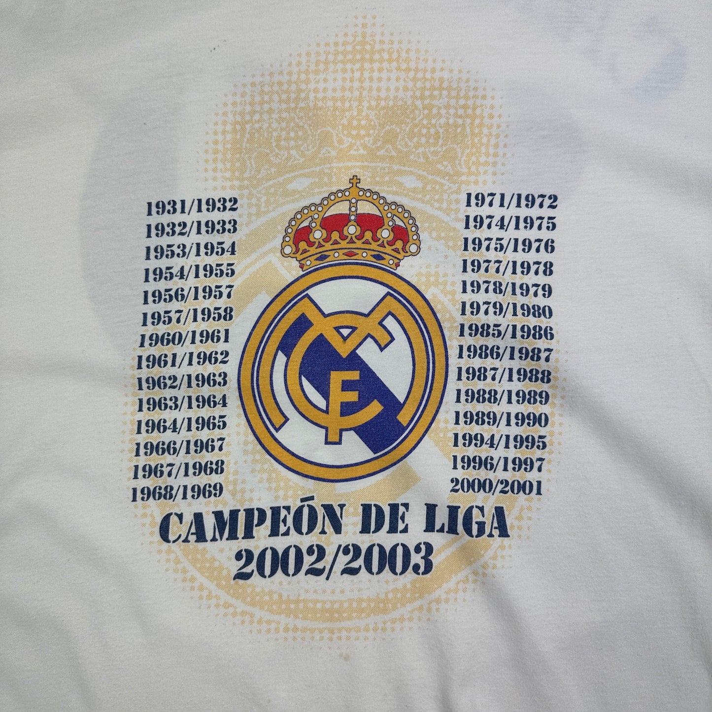 camiseta Real Madrid campeones de liga 29 (M)