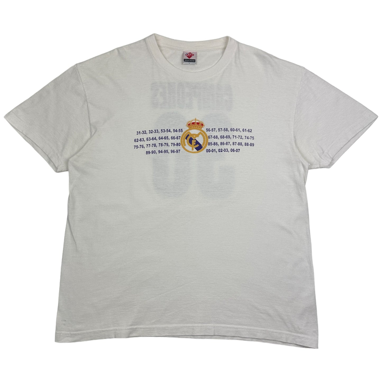 camiseta Real Madrid campeones de liga  30 (L)