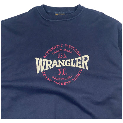 Sudadera crewneck Wrangler vintage (XL+)