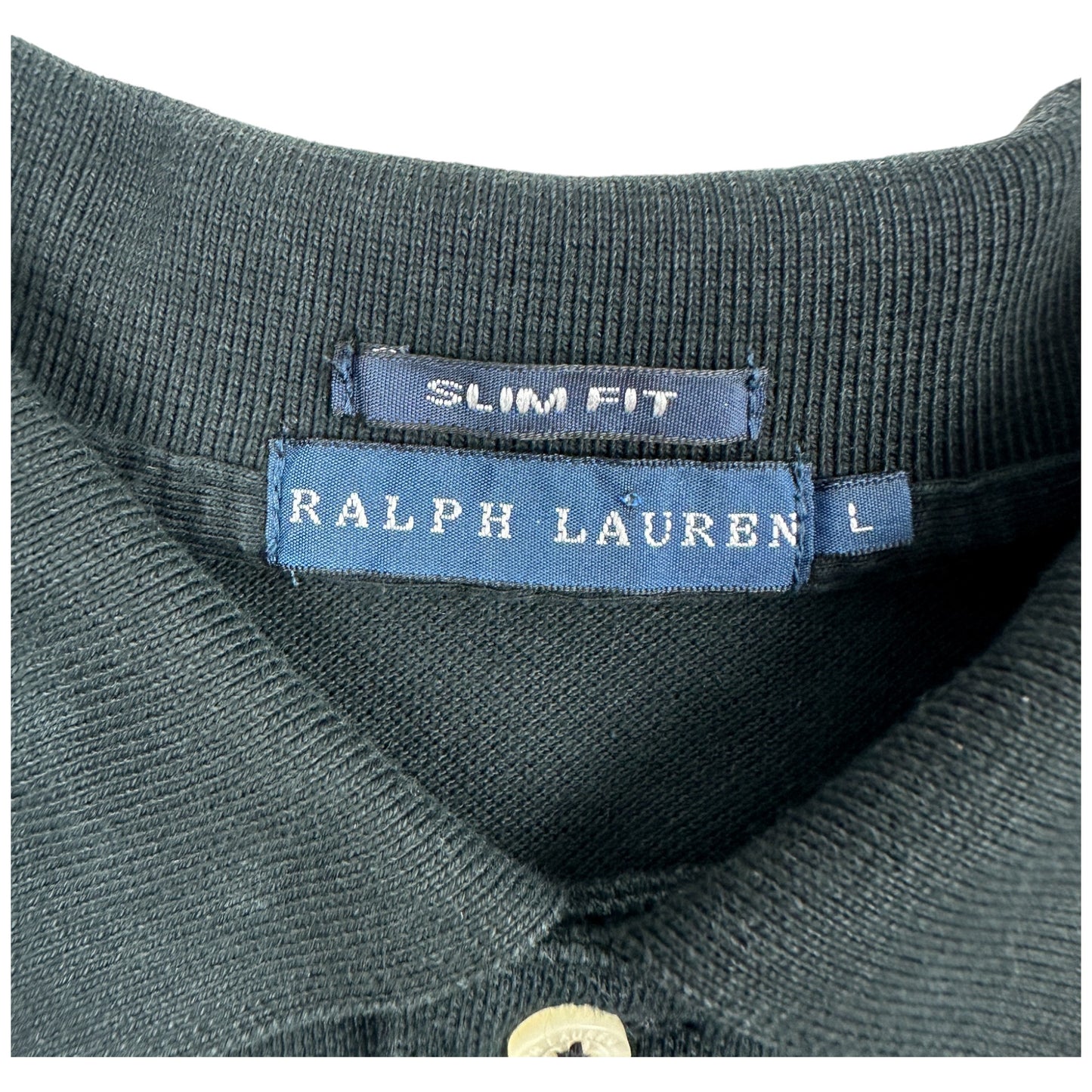 Polo Ralph Lauren clasico negro de mujer (L)