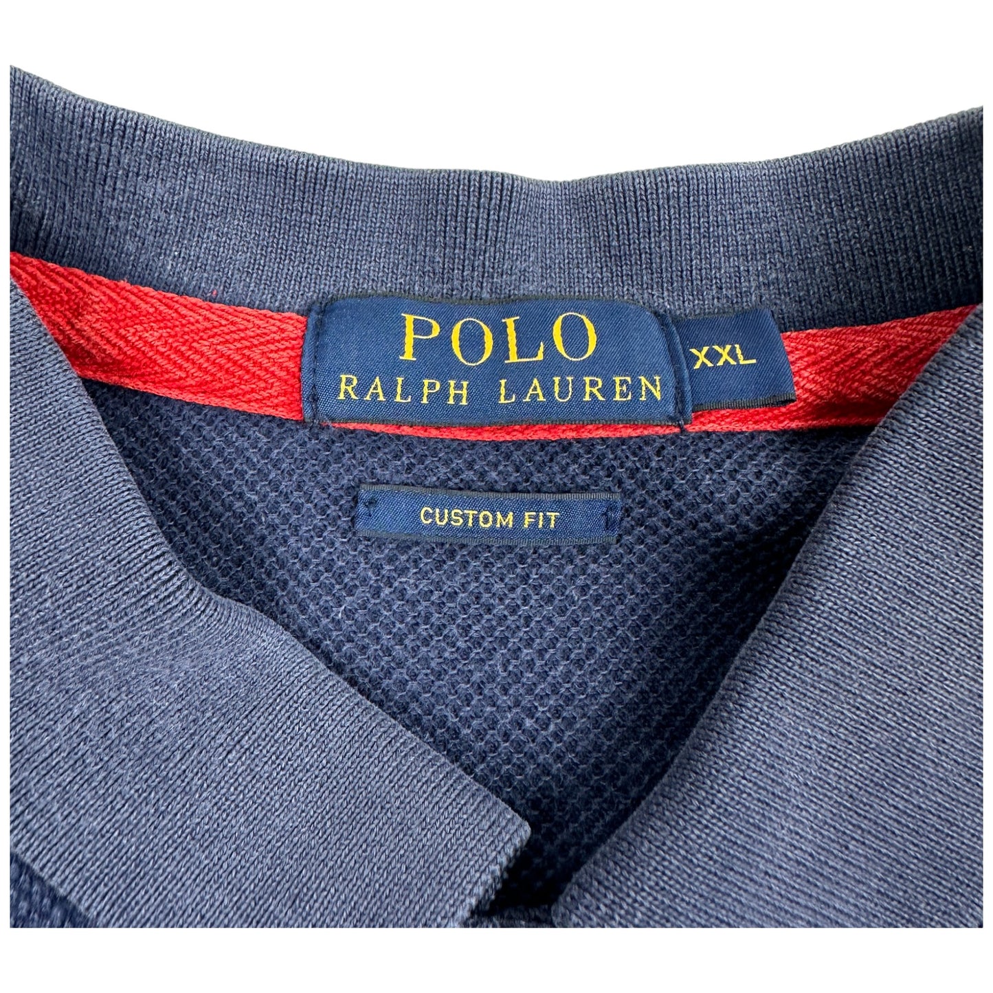 Polo Ralph Lauren clasico azul (XL+)