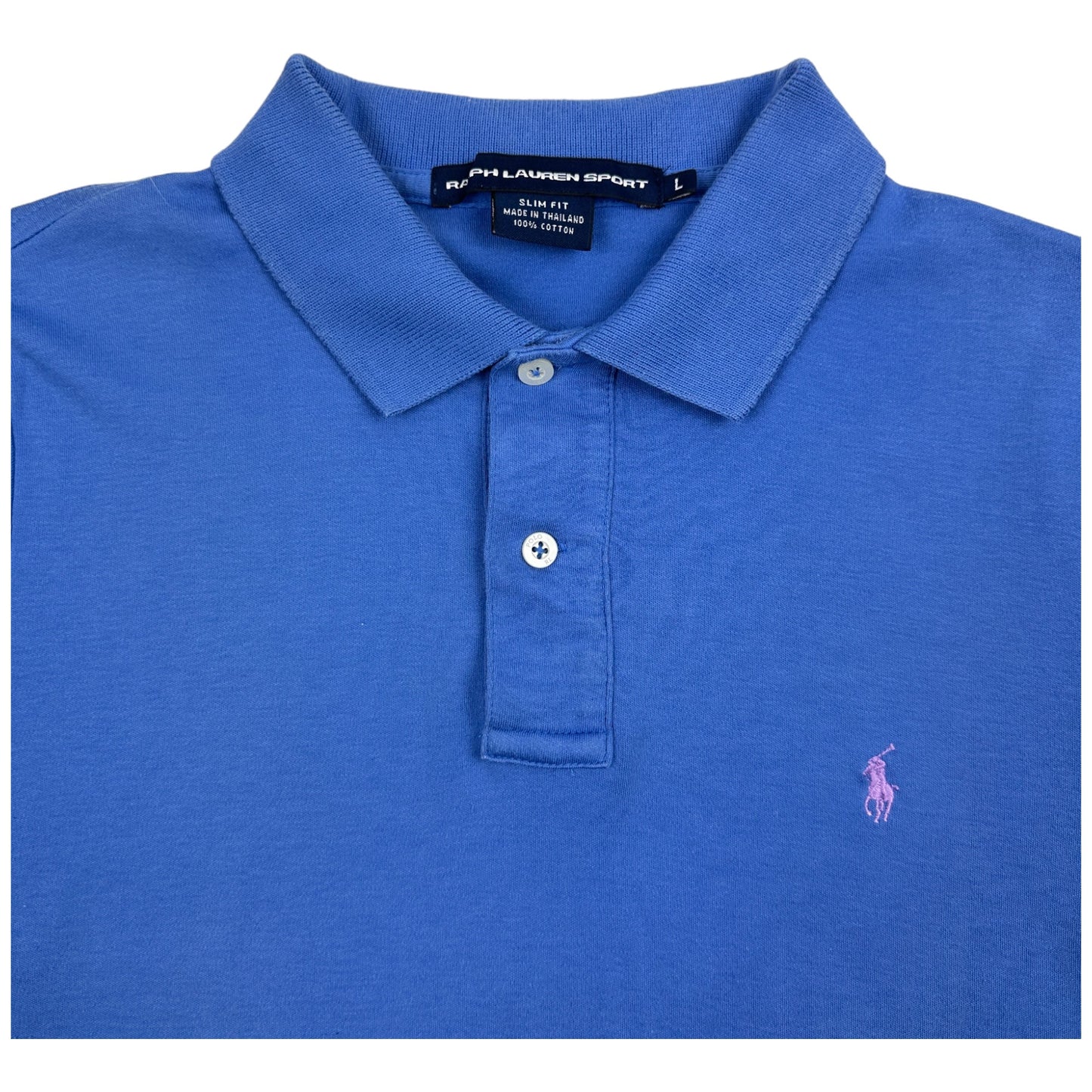 Polo Ralph Lauren clasico azul de mujer (L)