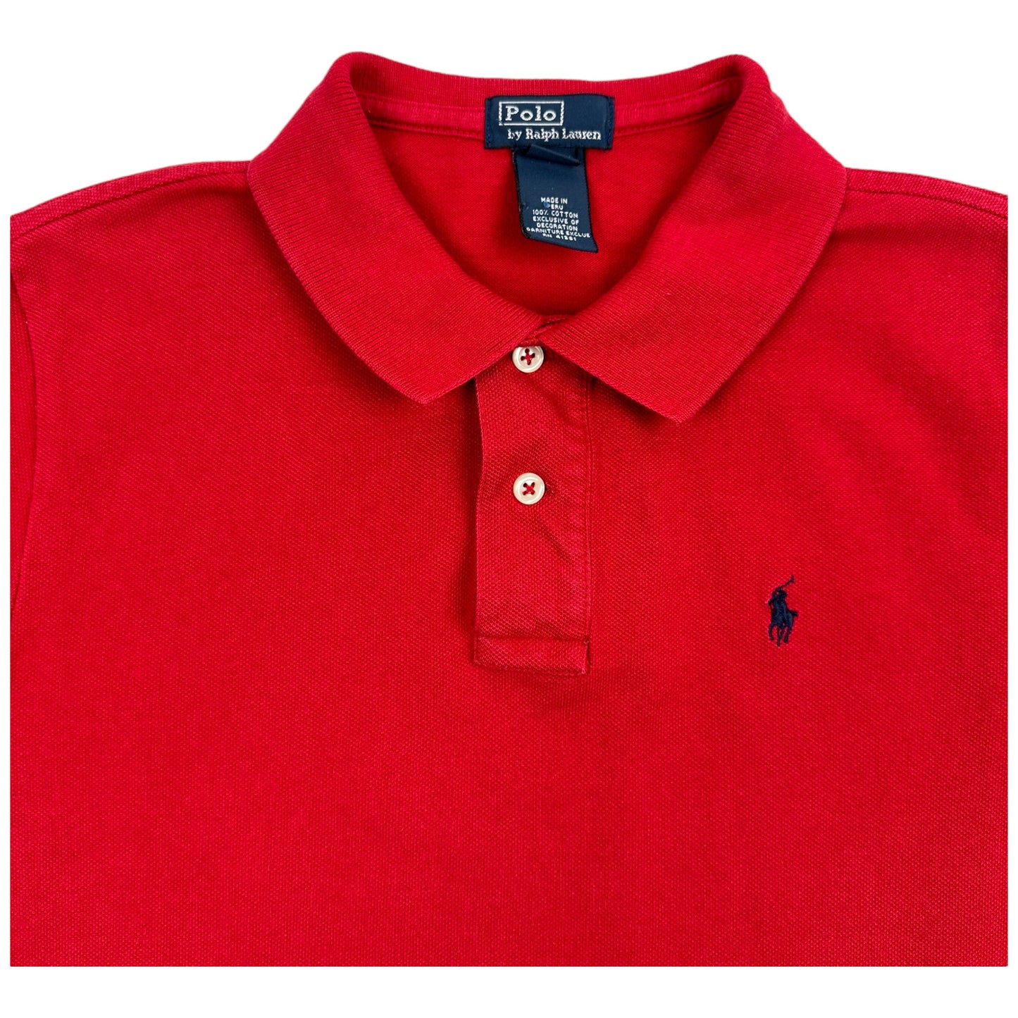 Polo Ralph Lauren clasico rojo (S)