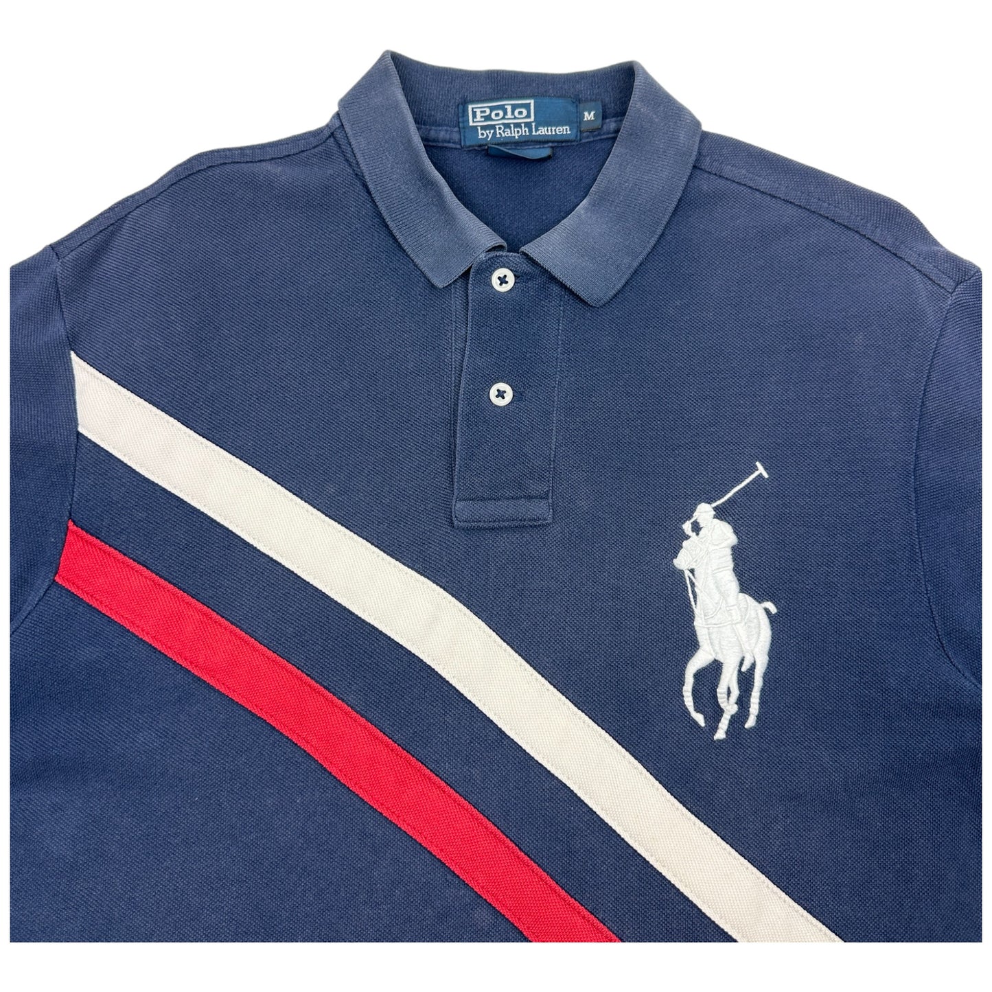 Polo Ralph Lauren clasico azul (M)