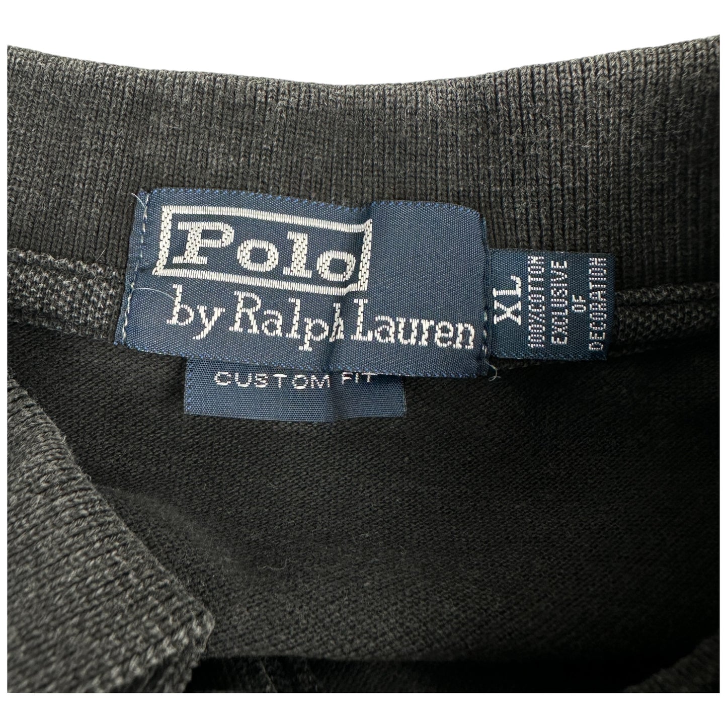 Polo Ralph Lauren argentina negro  (XL)