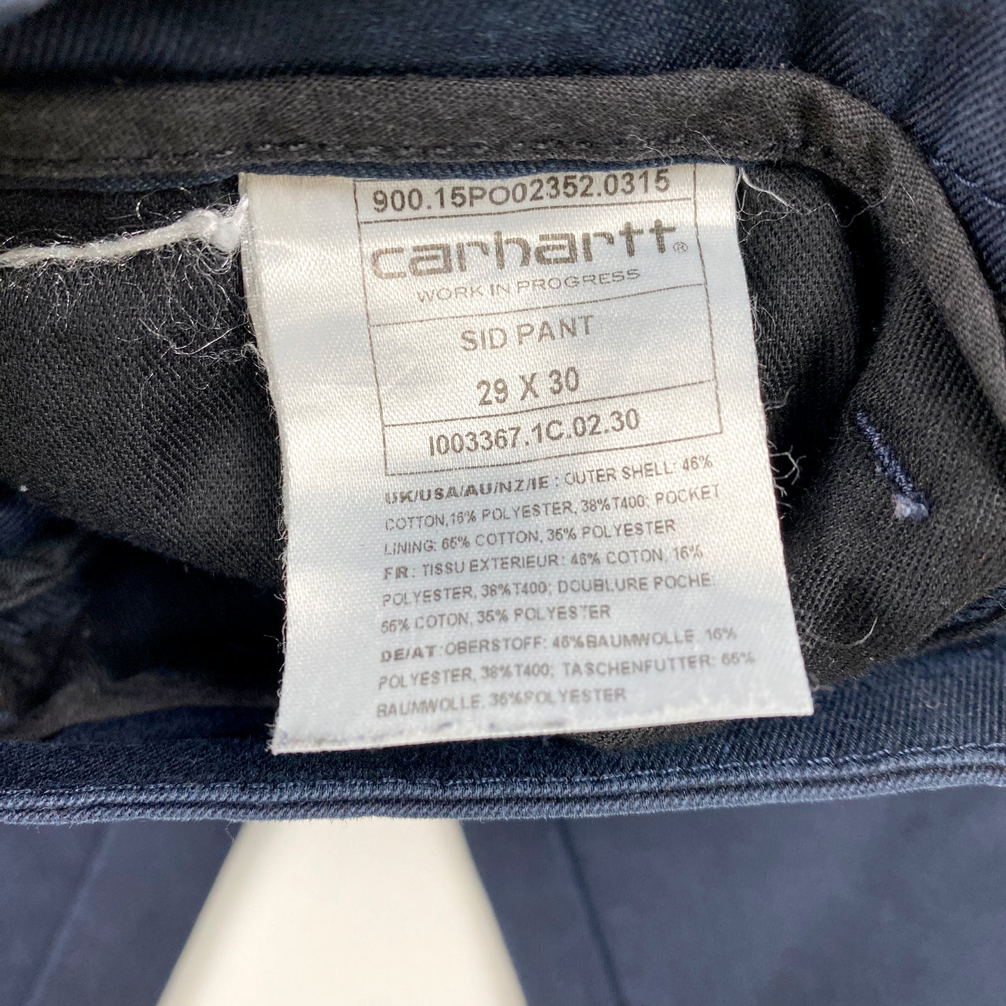 Pantalón Carhartt Sid Azul (29) Mujer