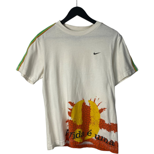 Nike T-shirt ''a vida es uma Praia'' 2000s L