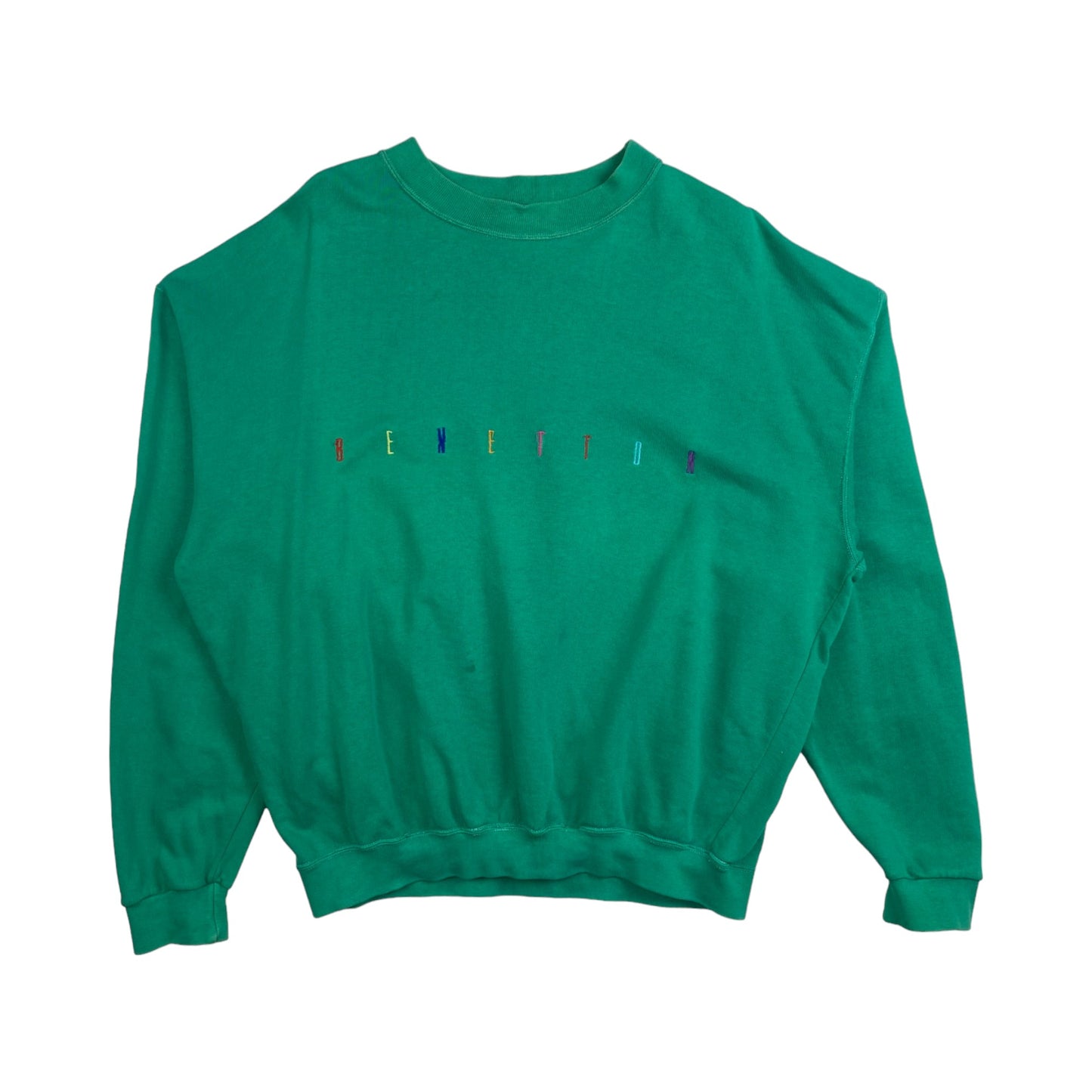 Sudadera crewneck Benetton italy (S)