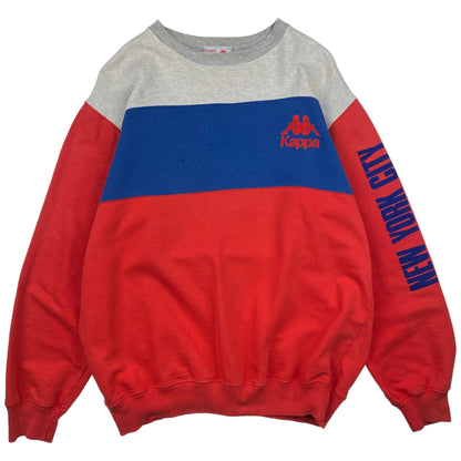 Sudadera crewneck Kappa Italy "Marathon New York" (XL)