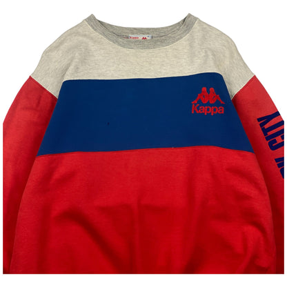 Sudadera crewneck Kappa Italy "Marathon New York" (XL)