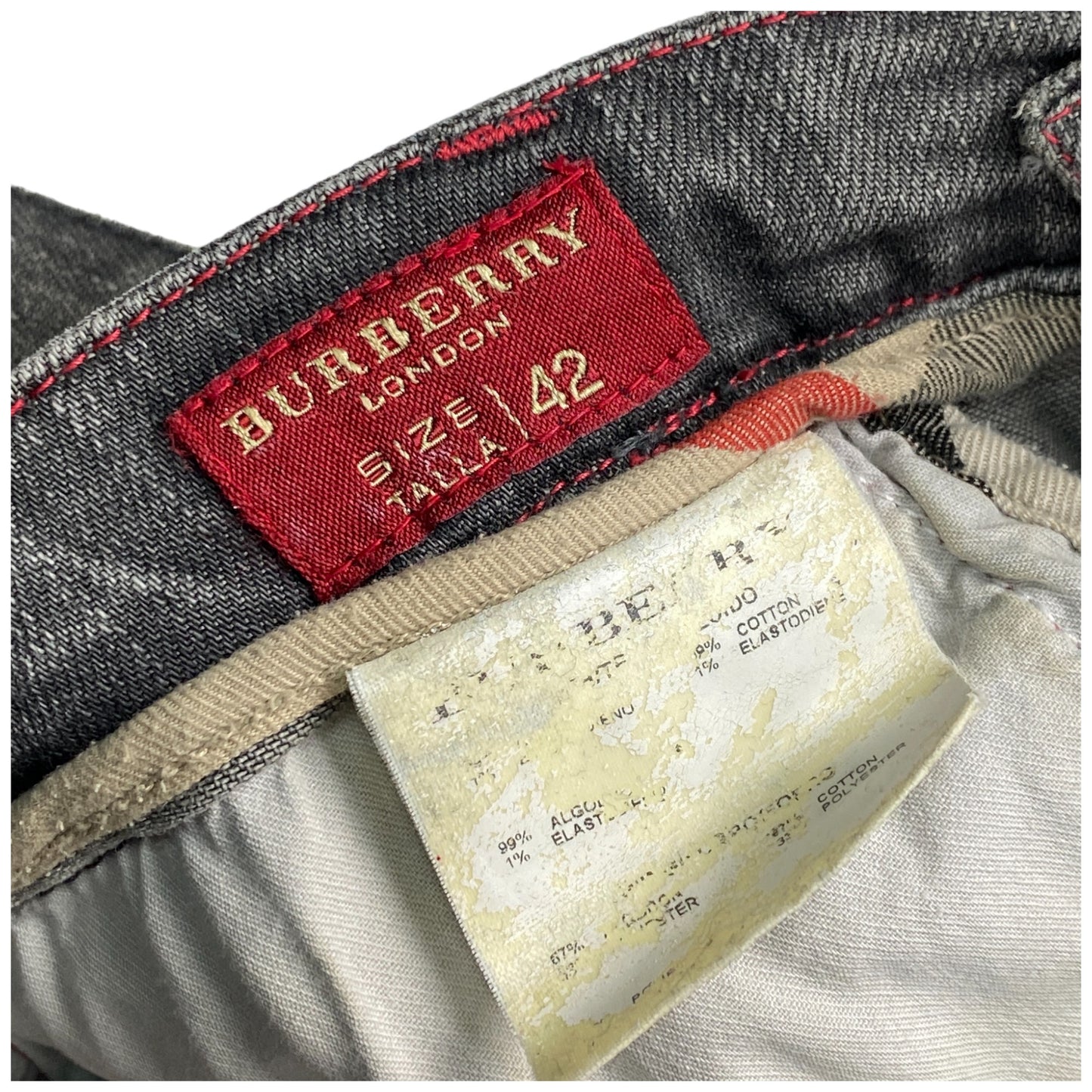 Pantalon Burberry gris (42-M)