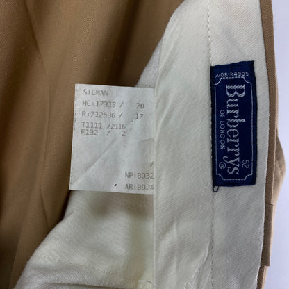 Burberry Silman Suit Pants 52 Beige