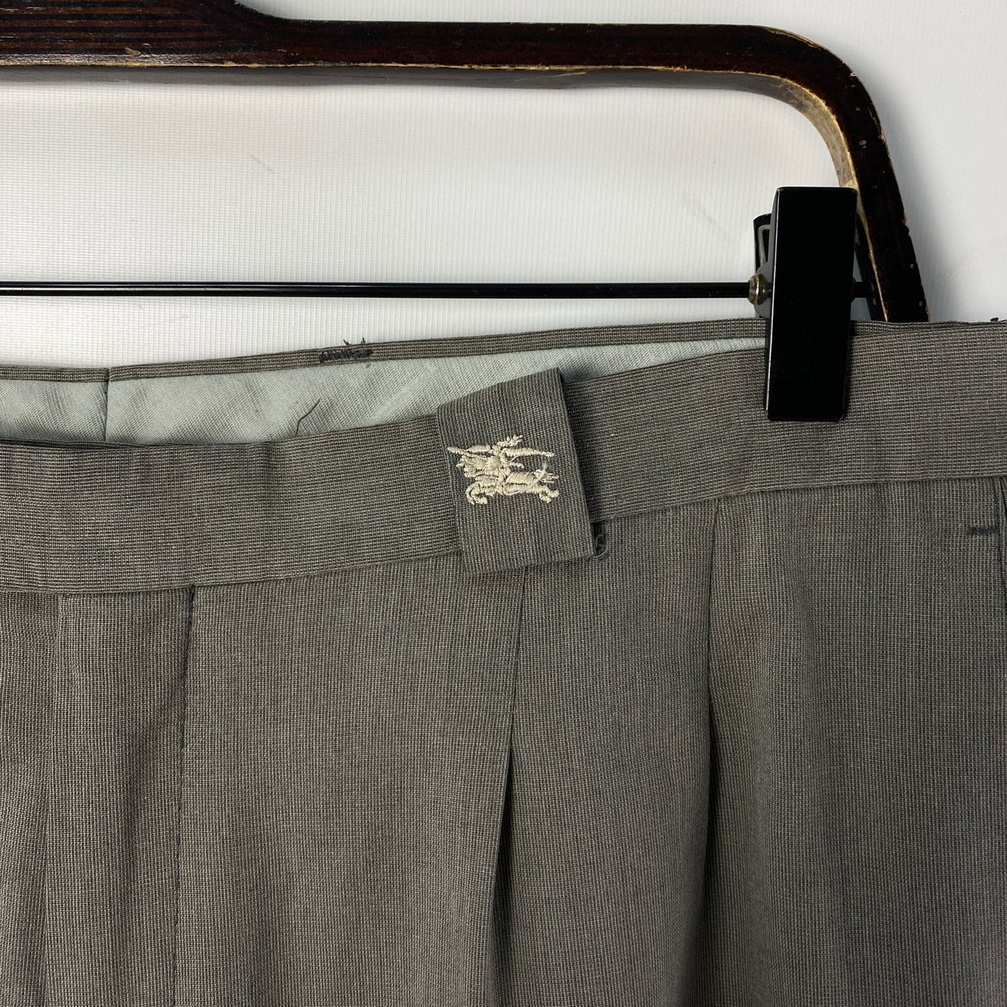 Pantalón Traje Burberry 44 Gris