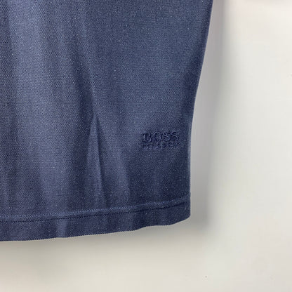 Hugo Boss Navy Silk T-shirt