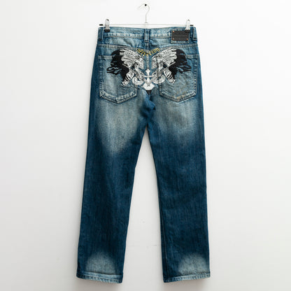 Pantalon Affliction vintage Y2K (32-M)