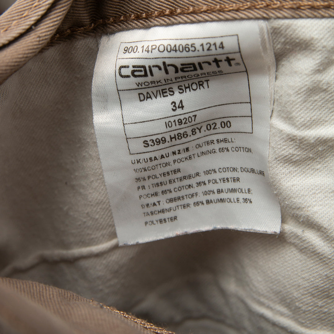 Pantalon corto Carhartt Davies (34)