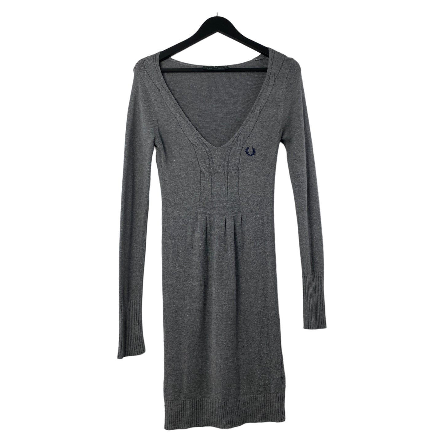 Fred Perry Wool Dress L Gray