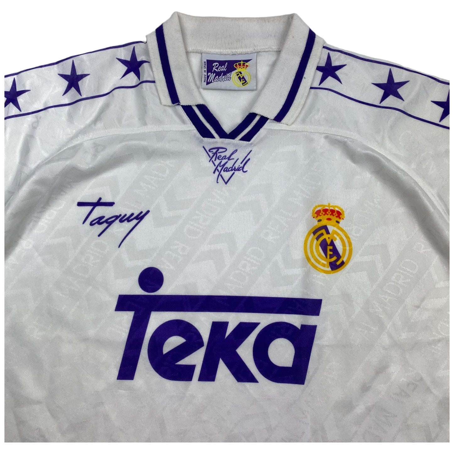 Camiseta Real Madrid 90s Taqui oficial Kelme replica (L)