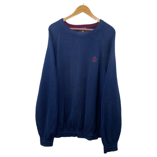 Chaps Ralph Lauren Round Neck Sweater XL Navy