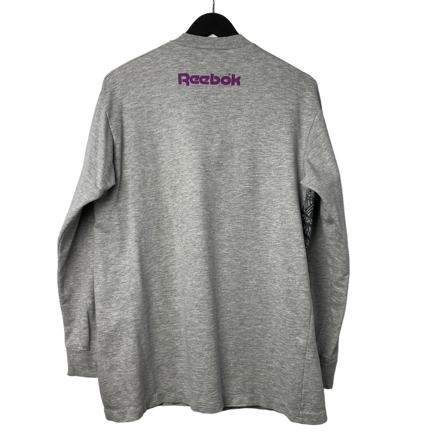 Camiseta Halfzip Reebok L Gris