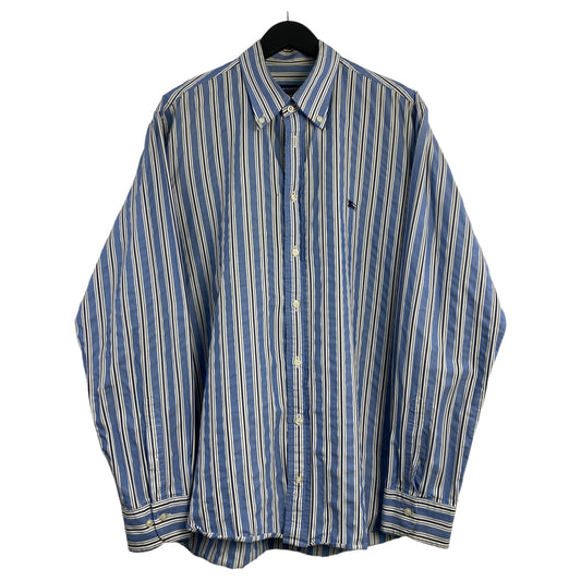 Burberry Long Shirt L Blue