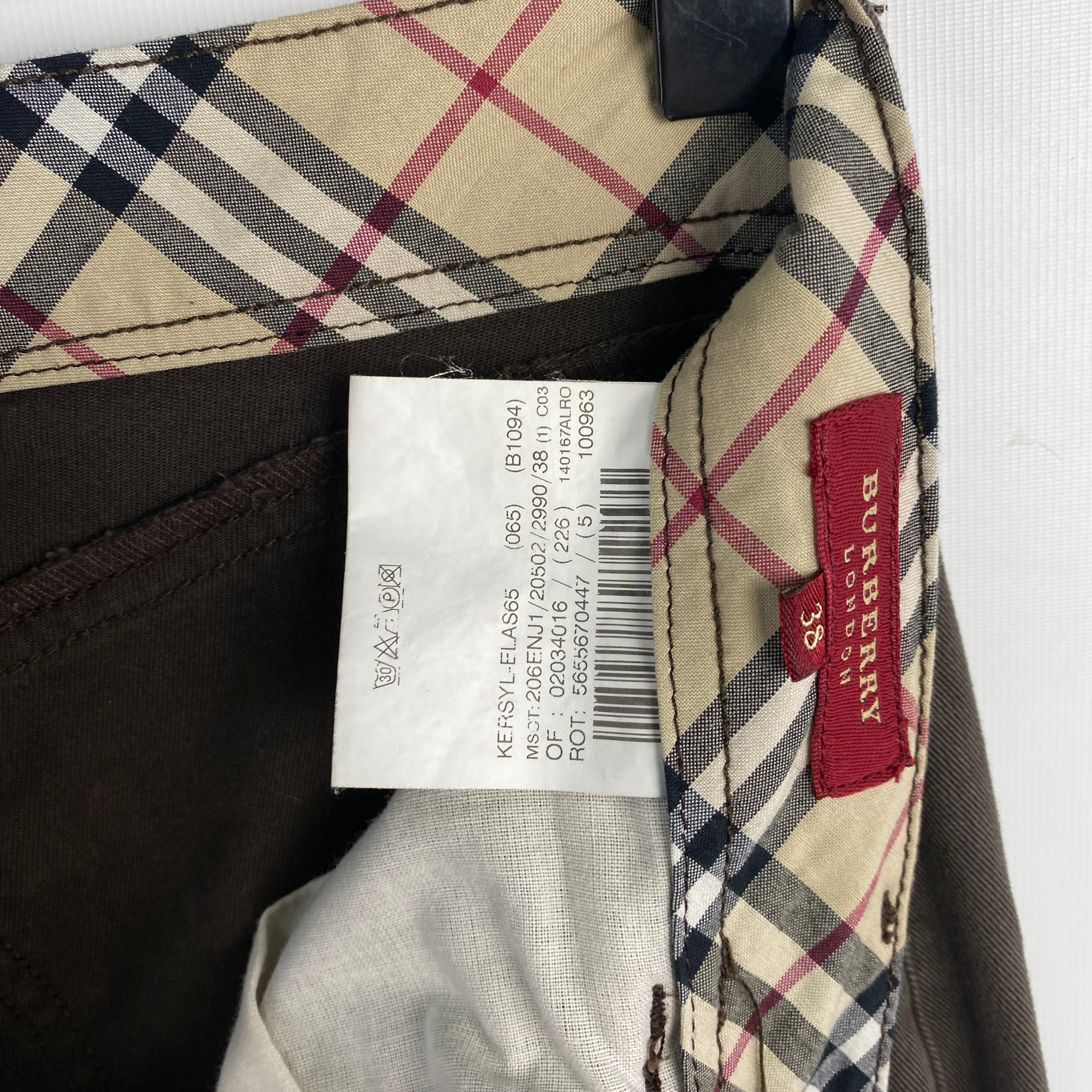 Pantalon Kersyl Burberry 38 Mujer Selecto Vintage