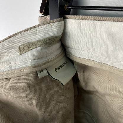 Barbour Straight Pants 34 Beige