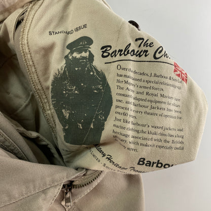 Pantalón Recto Barbour 34 Beige