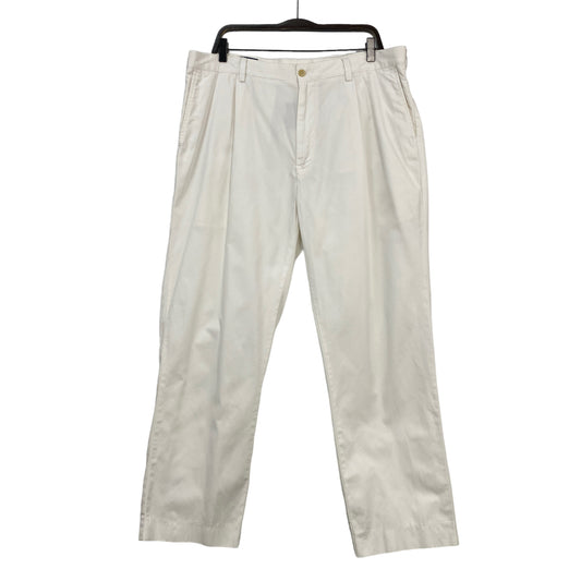 Pantalón Recto Ralph Lauren 38x34 Blanco