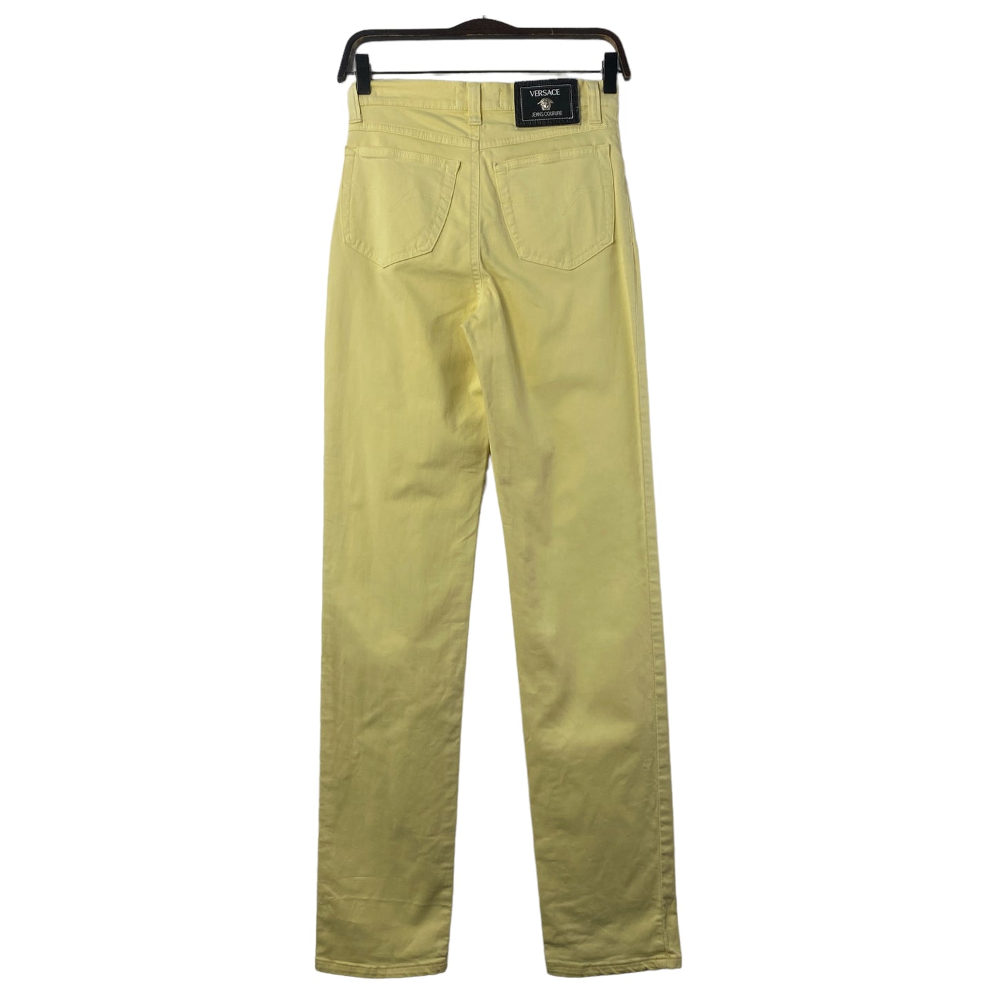 Pantalón Versace 30 Amarillo